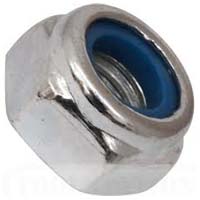 Zinc Plated Steel Nuts with Nylon 